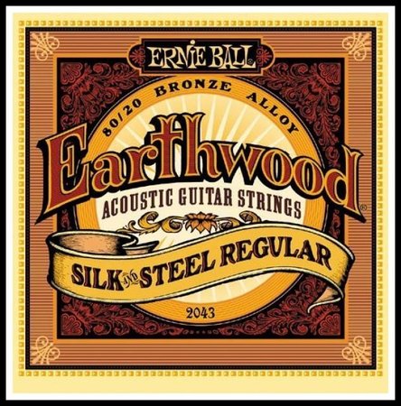 Ernie Ball EB 2043 Earthwood Silk & Steel Regular Strings Struny do gitary akustycznej 13-56