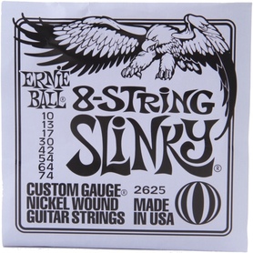 Ernie Ball EB 2625 8-String Slinky Struny do gitary elektrycznej 8-strunowej 10-74