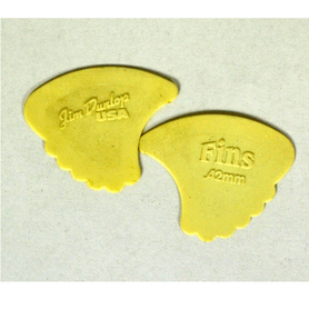 Jim Dunlop 414R73 Tortex Fin 0.73mm Yellow Plectra kostki 10 sztuk                           