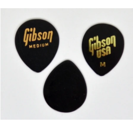 Gibson 33GG50M Medium,Black Jazz Style Plectra Plectra kostki 1 sztuka (1)