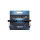 RBO CAB PC F 5 BLK RockBoard płaski przewód połączeniowy do efektów 5 cm  (1)