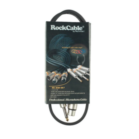 Microphone Cable 1m/3,28 ft Black 1/4