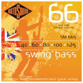 Rotosound RS 655 LC 5 struny do gitary basowej 40-125