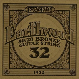 Ernie Ball Earthwood 1432 80/20 Bronze Acoustic Guitar Single 32