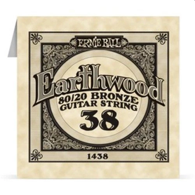 Ernie Ball Earthwood 1438 80/20 Bronze Acoustic Guitar Single 38