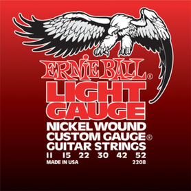 ERNIE BALL EB 2208 Light Guage Struny Do Gitary Elektrycznej 11-52