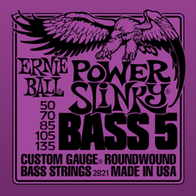 Ernie Ball EB 2821 Power Slinky Bass Struny Do Gitary Basowej 50-135