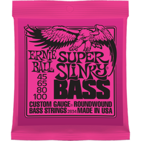 Ernie Ball EB 2834 Super Slinky Bass Struny Do Gitary Basowej 45-100